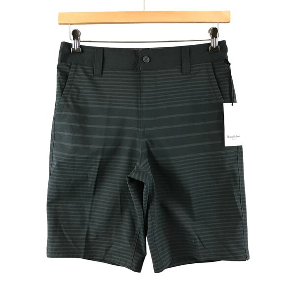 New Goodfellow & Co 19" Hybrid Shorts Mens Size 30 Striped Stretch - Picture 1 of 9